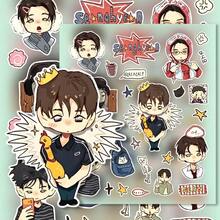 Cartoon Celebrity Portrait Decorative Sticker Set, Waterproof Vinyl Character Stickers, Suitable For Laptop, Water Bottle, Planner, Scrapbook, Fan Collection - Multicolor - View 3