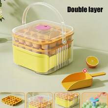 Leak-Proof Popsicle Mold - With Lid And Sticks - Homemade Ice Cream Tool - Home Ice Cube Tray (Christmas Halloween Essential) - Solid Color - View 13