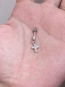 1pc Star Cartilage Ear Cuff High Position Ear Bone Colorful Zirconia Pentagram Scepter Versatile Cool Stud - Star Stud Earrings - View 7