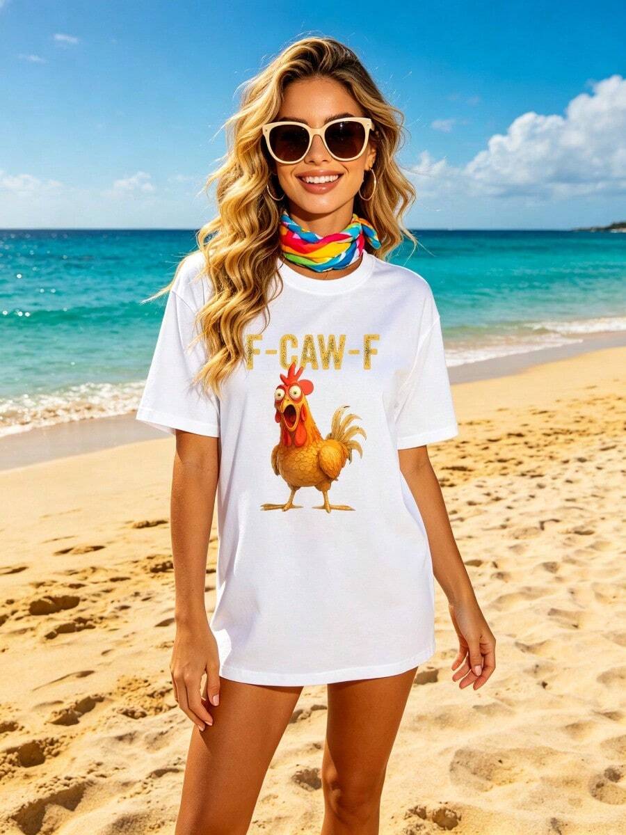 Women T-Shirts - 黑色 - 查看 1