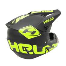 Helm Motor Off-Road Unisex, Helm Full Face untuk Semua Musim, Cocok untuk Motor Off-Road, Sepeda Gunung, Sepeda Downhill, Skuter, Sepeda Motor, Helm Pelindung untuk Berkendara, Dilengkapi dengan Kacamata Motor. - Hijau H - View 5