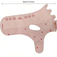 1pc Reusable V-Shaped Chin Lifting Mask, Adjustable Elastic Strap, Facial Contour Care Tool, Double Chin Jawline Lifting Trainer, Comfortable Fit Design, Suitable For Daily Beauty Care And Home Facial Use - Multicolor - View 6