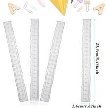 Metal Cutting Die, Asymmetrical Ruler Cutting Mold DIY Paper Card Craft For Scrapbooking, Greeting Card Decoration, Embossing, Home Project Making Tool Carbon Steel Mold - Ruler - View 2