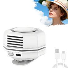 Mini Ice Clip Fan - Portable Bladeless Electric Fan, Lightweight Neck Fan With 3-Speed Wind Adjustment, Hands-Free Neck Fan, 360° Surround Wind, Quiet Operation, Rotating Design, Maximum Comfort, Ideal Choice For Summer Outdoor Use Portable Fan - Clip-on Style - View 9