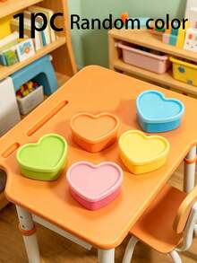 Multi-Color Mini Food Storage Containers, Rainbow Candy And Nut Storage Boxes, Petal-Shaped Lidded Storage Boxes/Fruit Plates, Stackable And Reusable Kitchen Spice And Jam Dishes, Back To School Gifts And Student Essentials - Multicolor - View 12