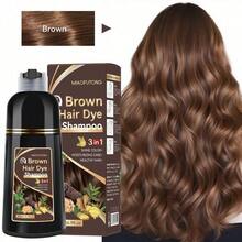 Sampo Pewarna Rambut Jahe 3-in-1 - Ekstrak Botanikal, Warna Cerah dan Tahan Lama, Hidrasi Sepanjang Hari, Lembut untuk Kulit Sensitif, Melembutkan Rambut, Melembapkan, Mengurangi Rambut Kusut, Warna Instan, Menambah Kilau, Volume dan Kehalusan pada Rambut, Cocok untuk Pria & Wanita - MultiWarna - View 1