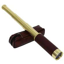 1pc Adult Bronze Monocular Telescope, Vintage Telescopic, 25X30 High Magnification, High Resolution, Outdoor Mini, Compact Portable, 30mm Objective Lens, 12mm Eyepiece (For Christmas/As Gift) Telescope, Monocular Pirate Telescope High Definition Vintage Telescopic Outdoor Travel Viewing Portable Wilderness - Multicolor - View 8