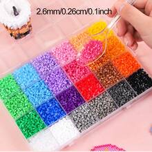 2.6mm Perler Beads Creative Handmade Kit, Includes 48 Animal Perler Bead Patterns, Perler Bead Board And Keychains, Boxed Design, Can Make Puzzle Keychains, DIY Pendants, Suitable For Enthusiasts, Can Make Multiple Patterns, Suitable As Birthday, Graduation, Valentine's Day And Party Gifts, Also Can Be Used As Handmade Gifts For Family, Friends And Classmates. - Multicolor - View 2