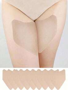 30/20/10pcs Anti-Chafing Thigh Bands, Unisex Anti-Chafing Thigh Pads, Prevent Invisible Chafing And Friction In Summer; Friction Spandex Patch, Suitable For Women's Thighs And Calves, Provide Comfortable Protection; Waistband, Sticker, E-Surface Waterproof Transparent Tape. - View 1