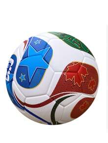 World Cup Quality League Premium Football Size 5 Thermally Bonded Match Ball - Professional High-End PU Leather - Multicolor - View 3
