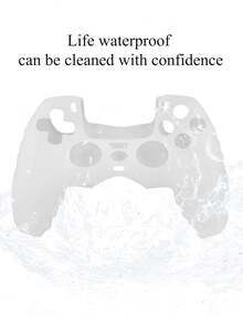 Compatible con PlayStation 5, Funda de silicona para mando de juego, Diseño antideslizante, antirrayaduras y antitranspirante que mejora la sensación de operación de juego, Diseño de apertura inferior grande que permite la carga directa con la base de carga, Accesorio de juego práctico - Humo y niebla - Ver 6
