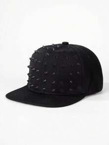 A Newly Designed Studded Hat, Both Fashionable And Versatile, Decorated With Shiny Party Fabric And Rhinestones, Showcasing Personal Charm. - Multicolor - View 7
