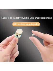 2026 Mini Invisible Wireless Bluetooth Earbuds, Deep Bass Stereo Headphones, Suitable For Sleep, Sports And Learning, Ideal Gift For Students And Fitness Enthusiasts, 180mAh Battery, Ultra-Long Playtime, Compatible With IOS And Android Smartphones - View 2