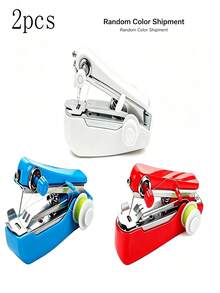 Portable Manual Sewing Machine With Threading System - Handheld, Compact, Lightweight, No Electricity Required, White With Black Base And Blue Panel - Easy To Use, Suitable For Home, Travel, Crafts, Tailoring - Ideal For Beginners And Experts, Durable And Precise Stitching, Suitable For Fabric Mending And DIY Projects, Includes Threading Tool, Meets Mobile Sewing And Knitting Needs, Sewing Machine Accessories, Mini Handheld Sewing Machine, Portable Sewing, Sewing Supplies - Manual Sewing Machine - View 19