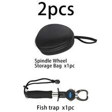 Set Tas Penyimpanan Perlengkapan Memancing, Penjepit Bibir Ikan Portabel dengan Tali, Kotak Pelindung EVA Keras dan Tas Penyimpanan Perlengkapan Memancing Jaring, Tas Pembawa Alat Memancing Luar Ruangan Multifungsi - MultiWarna - View 14