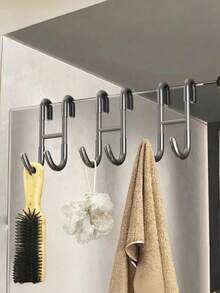 Shower Door Hook, Multi-Functional Hook For Hanging Clothes, Bathrobes And Towels, Heavy-Duty Hook Designed For Glass Shower Doors - Multicolor - View 6