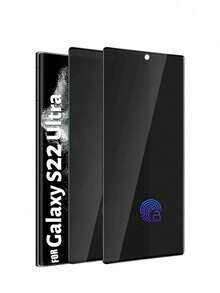 Navigator 2片裝防偷窺隱私螢幕保護玻璃膜，支援指紋解鎖，適用於 S25ultra、Galaxy S21/S22/S23/S24 Ultra/Galaxy S24 FE/S25Ultra/S25 Edge/S26 Ultra/S26 Plus/S26/Z Fold 8 Ultra/Fold 8/Fold 7/Fold 6/Fold 5/Fold 4，防摔、防刮、防水 - 黑色 - 查看 3