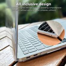 MacBook NEO 透明保護殼，耐用塑膠硬殼保護套，適用於 Air 與 Pro - 查看 5
