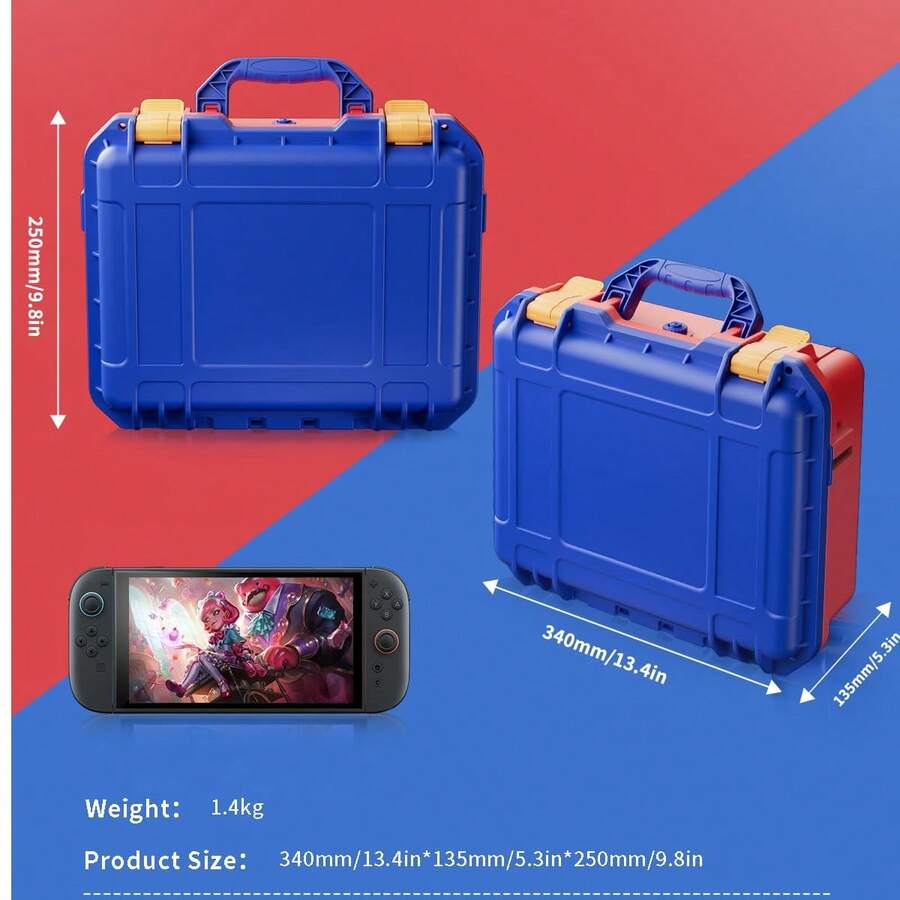 AOLION For Switch2 Storage Bag, Hard Shell Protective Travel Case, Shockproof & Waterproof, Large Capacity Storage For Console And All Accessories, Suitable For NS2