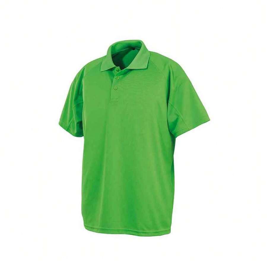 Spiro Womens/Ladies Performance Aircool Polo Shirt - Lime - View 1