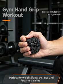 Callus Ball For Hand Strength Training - Anti-Sweat Grip Device Suitable For Gym, Climbing, Weightlifting | Callus Building Tool For Tough Hands, Grip Endurance & Conditioning Accessory For Athletes, Climbing & Fitness - Regular Model - View 2