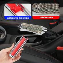 1pc Women's Car Rhinestone Handbrake Cover, Personalized Full Rhinestone Handbrake Decor Sleeve, Car Interior Decoration Accessory (Note: Size, Not Suitable For All Models), Fashionable Rhinestone Car Decoration - A - View 6