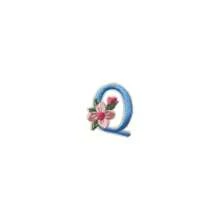 1/26pcs Computer Embroidered Floral Multi-Color English Letter A-Z Badge Patch, Clothing Accessory Decorative Patch With Back Adhesive Embroidery Fabric - Multicolor - View 80