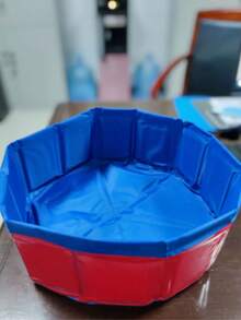 Large PVC Pet Bath Tub, Portable Folding Water Pool, Swimming Pool, Sand Pit For Small And Large Dogs, Cats, Cleaning - Multicolor - View 1