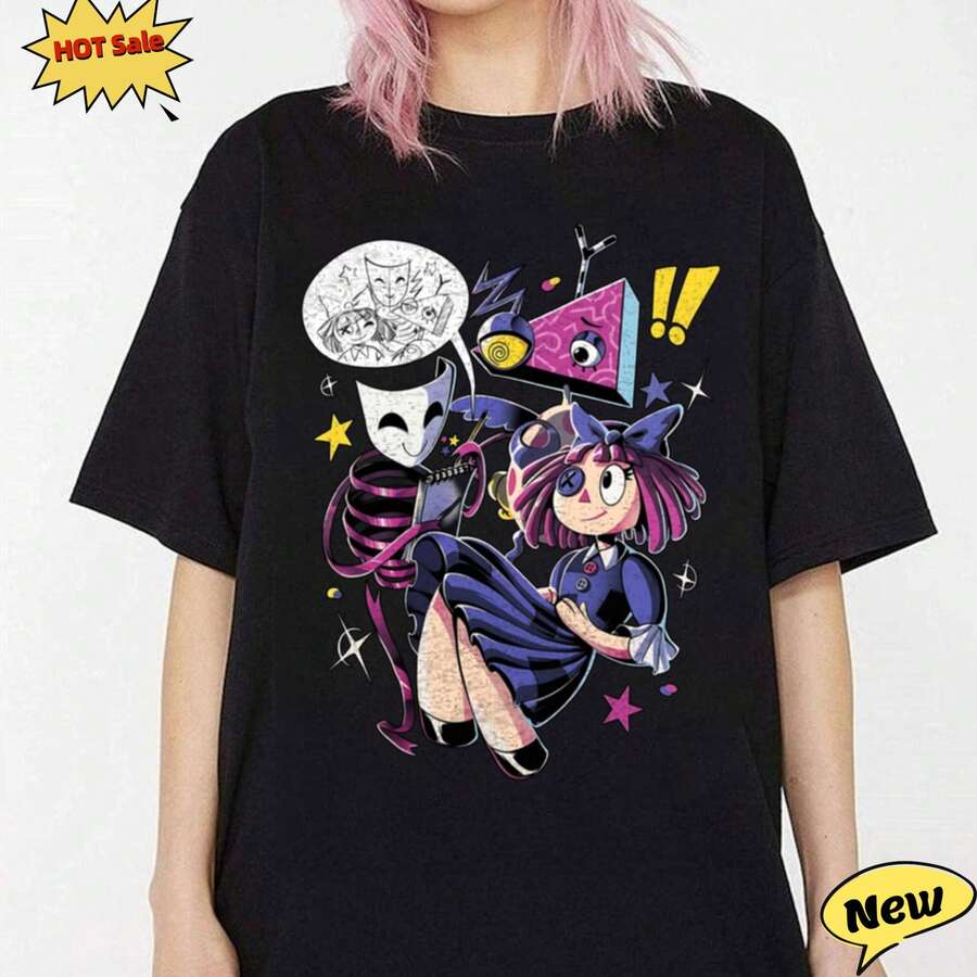 Women T-Shirts - Black - View 1