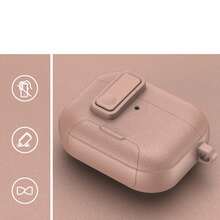 Wireless Earbuds Protective Case Snap Button Magnetic Lock Lid Built-In Phone Stand Compatible With Apple Earbuds Gen 1 2 3 4 Pro Pro2 Pro3 TPU Shockproof Anti-Scratch Full Wrap Shell Universal Size 1pc For Men Women Teens Birthday Holiday Gift Summer Beach Travel Accessory - Multicolor - View 8