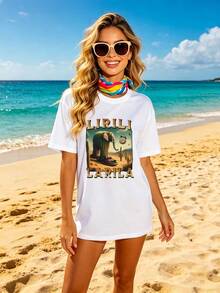 Women T-Shirts - 黑色 - 查看 8