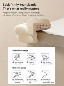 Philips Avent 78.74英吋/2米防撞條，耐用橡膠材質，易於安裝，家具保護，家用茶几邊角包邊 - 彩色 - 查看 7