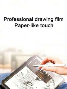 1pc Paper-Feel Screen Protector For 2024/10/11 A16, Soft Non-Glass Material, High Sensitivity, Suitable For Multiple Screen Types - Clear - View 3