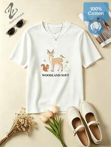 Women T-Shirts - 白色 - 查看 1