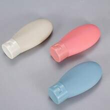 Travel Refillable Bottles, Leak-Proof Squeezable Container Set, Suitable For Liquid Shampoo, Soap And Toiletries. (Multi-Color) | Leak-Proof, Refillable, Squeezable Containers, Including Labels And Transparent Portable Bag - Multicolor - View 5