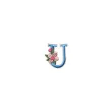 1/26pcs Computer Embroidered Floral Multi-Color English Letter A-Z Badge Patch, Clothing Accessory Decorative Patch With Back Adhesive Embroidery Fabric - Multicolor - View 56