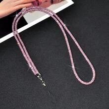 1件彩虹水鑽手機掛繩,奢華時尚全水鑽斜跨防丟掛繩,高級百搭水鑽手機鏈條,耐用通用手機殼吊飾,適合戶外旅行購物,送給女性的禮物 - 彩色 - 查看 21