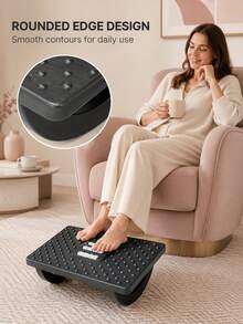 Versatile Ergonomic Under Desk Foot Rest With Massage Points To Comfort Feet Stable Rocking Foot Pedal For The Elderly Foot Stool For Office Chair Ideal For Desk Spaces Suitable For Long-Time Sitting Office Workers Mueble De Sala Muebles - Multicolor - View 10