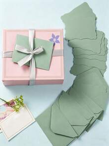10/20 piezas Sobres con mini tarjetas, autoadhesivos, adecuados para cumpleaños, Navidad, Acción de Gracias, aniversario y fiesta - Invitaciones de fiesta, sobres de tarjetas de regalo de colores autoadhesivos, tarjetas de notas, tarjetas de invitación, tarjetas de felicitación - multicolor - Ver 6