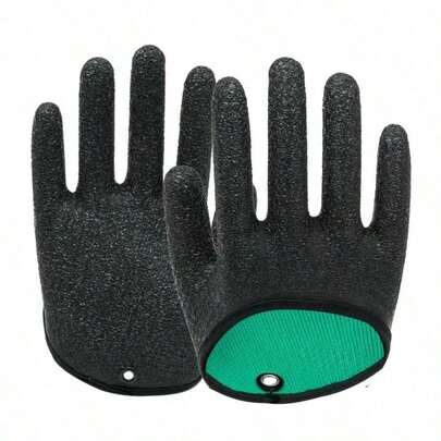 2pcs Anti-Slip Fishing Gloves, Scratch-Resistant Gloves, Anti-Puncture Fishing Gloves, Professional Fishing Gear For Summer Sea Fishing And Lure Fishing, Cut-Resistant Anti-Slip Fishing Gloves For Beach Fishing