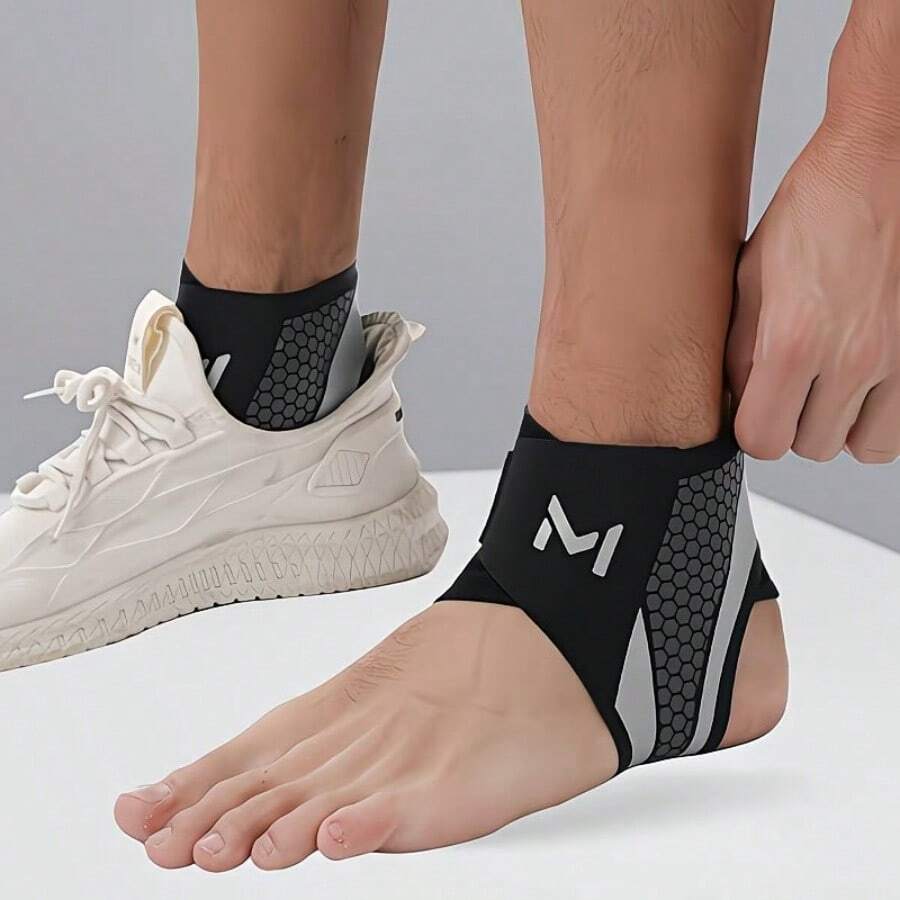 1pc Ankle Support Brace, Sprain Prevention Ankle Guard, Basketball Football Sports Protective Sleeve, Running Ankle Joint Support For Women And Men - Multicolor - View 1