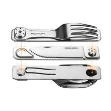 ROXON C1 cuchillo y cuchara desmontables para camping, aptos para acampar y hacer excursiones al aire libre - Pago - Ver 1