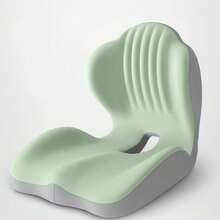 One-Piece Memory Foam Seat Cushion, Ergonomic Design, Enhanced Back Support, Breathable Hollow Structure, Suitable For Office Chairs, Hip Shaping Cushion, Relieves Long-Sitting Fatigue, Applicable To Multiple Scenarios - Multicolor - View 13