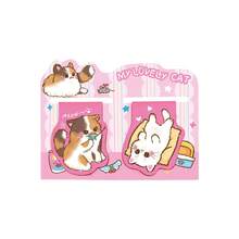 Cute Cat Magnetic Bookmark Set, Double-Sided Cartoon Page Markers, Japanese Style Adorable Reading Accessories, Student Study Supplies And Book Lover Gifts - C - View 5