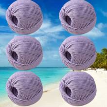 100g Hollow Yarn 2mm Linen Doll Handmade Crochet Knitting DIY Stiff Yarn For Bags And Hats - 6-pack - View 30