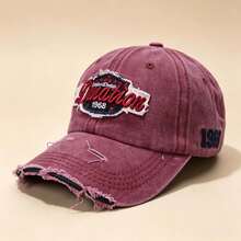 1 buah Topi Baseball Pria, Menampilkan Desain Huruf Bordir, Modis dan Serbaguna, Cocok untuk Pemakaian Sehari-hari dan Berbagai Aktivitas Luar Ruangan. - beraneka warna - View 5