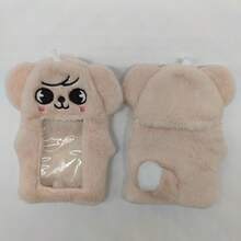 1 Set 8 Pcs SKZOO Adorable Plush Animal Card Holder, Suitable For Holding Your Favorite Cards For Decoration. It Can Be Hung On Your Bag To Make It Convenient To Take Out And Use For Taking Photos. - Multicolor - View 15