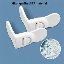 5pcs Child Safety Locks, Corner Right Angle Locks Suitable For Cabinet Doors And Drawers, Multi-Functional Protective Locks For Infants And Toddlers, Prevent Baby Finger Pinching - 5pcs - View 8