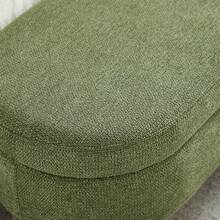 Storage Bench With Storage Space, Beige Color, Ideal For Bedroom Or Hallway - 綠色 - 查看 5