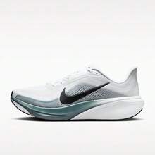 Nike Pegasus 42 Comfortable Fit Durable Breathable Responsive Running Shoes Men's White Black Green - White Black Green - View 3